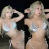 Micro Bikini màu ánh bạc 2 mảnh