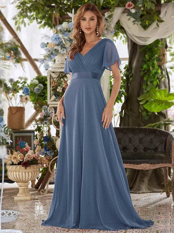 váy maxi cho người béo bụng chiết eo cao