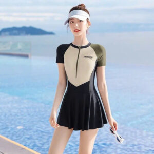 bikini váy kín đáo có quần bên trong