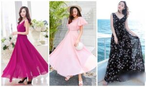 các kiểu đầm maxi dự tiệc đẹp